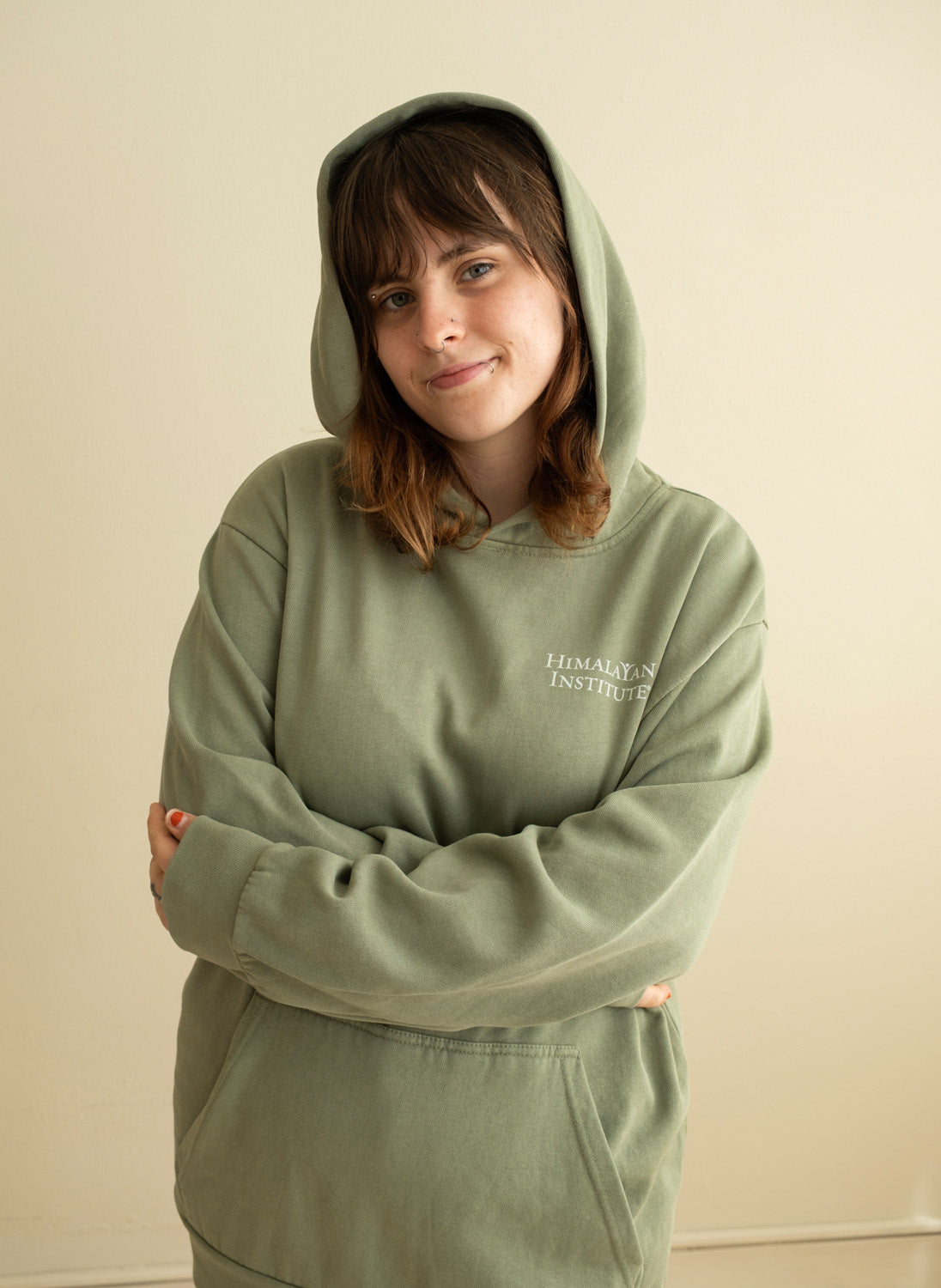 Mountain Graphic Pullover Hoodie - Green