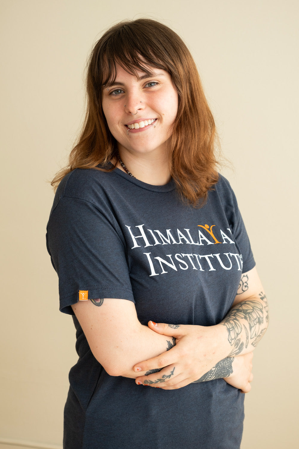 Himalayan Institute T-shirt - Navy