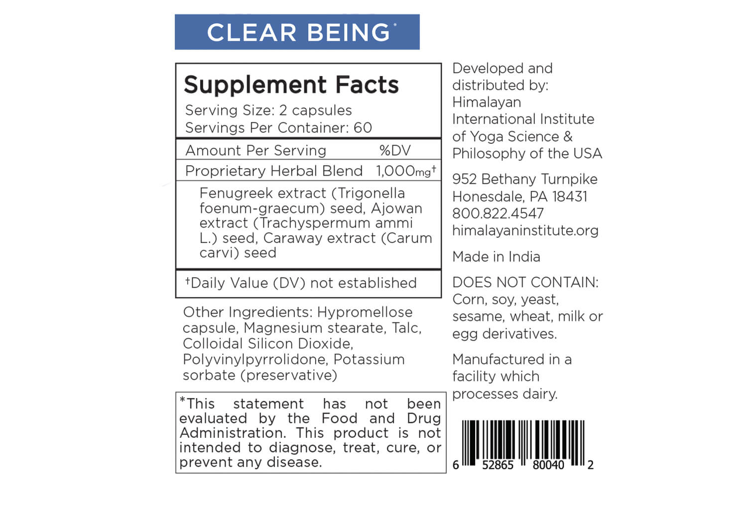 Clear Being