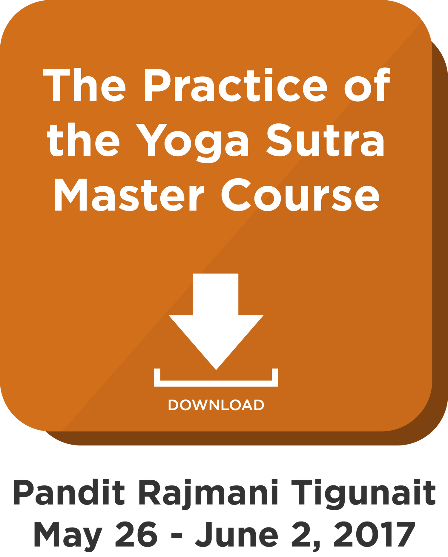 The Practice of the Yoga Sutra Master Course: Digital Download