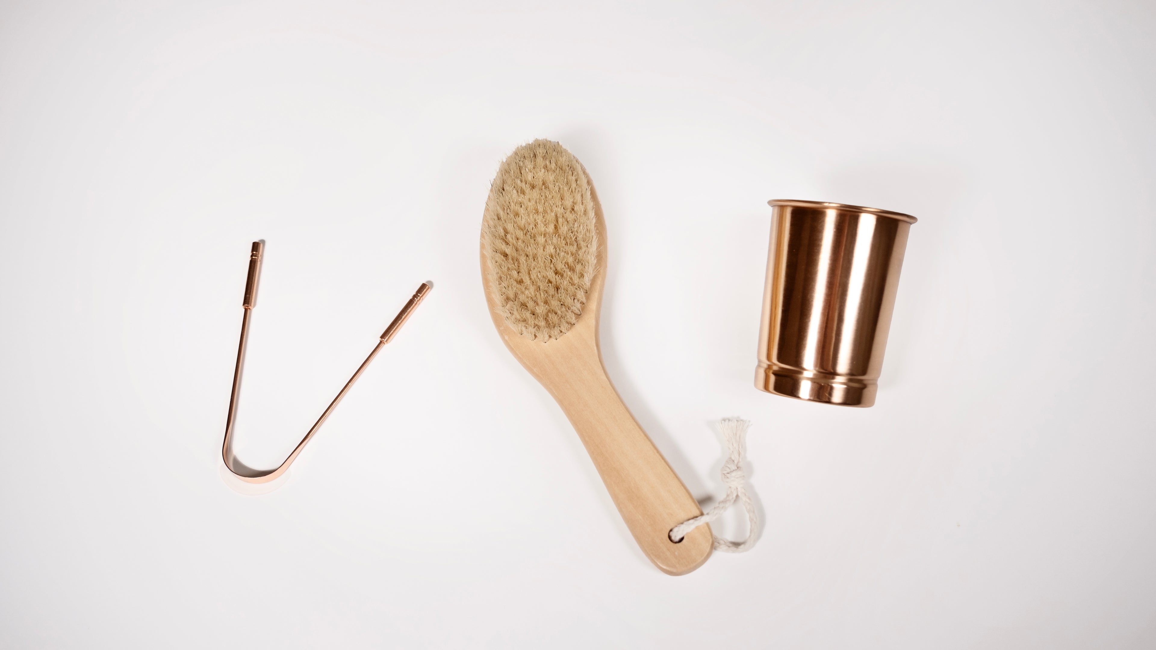 Dinacharya Bundle (Medium bristle dry brush)