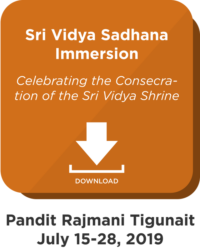 Sri Vidya Sadhana Immersion: Digital Download