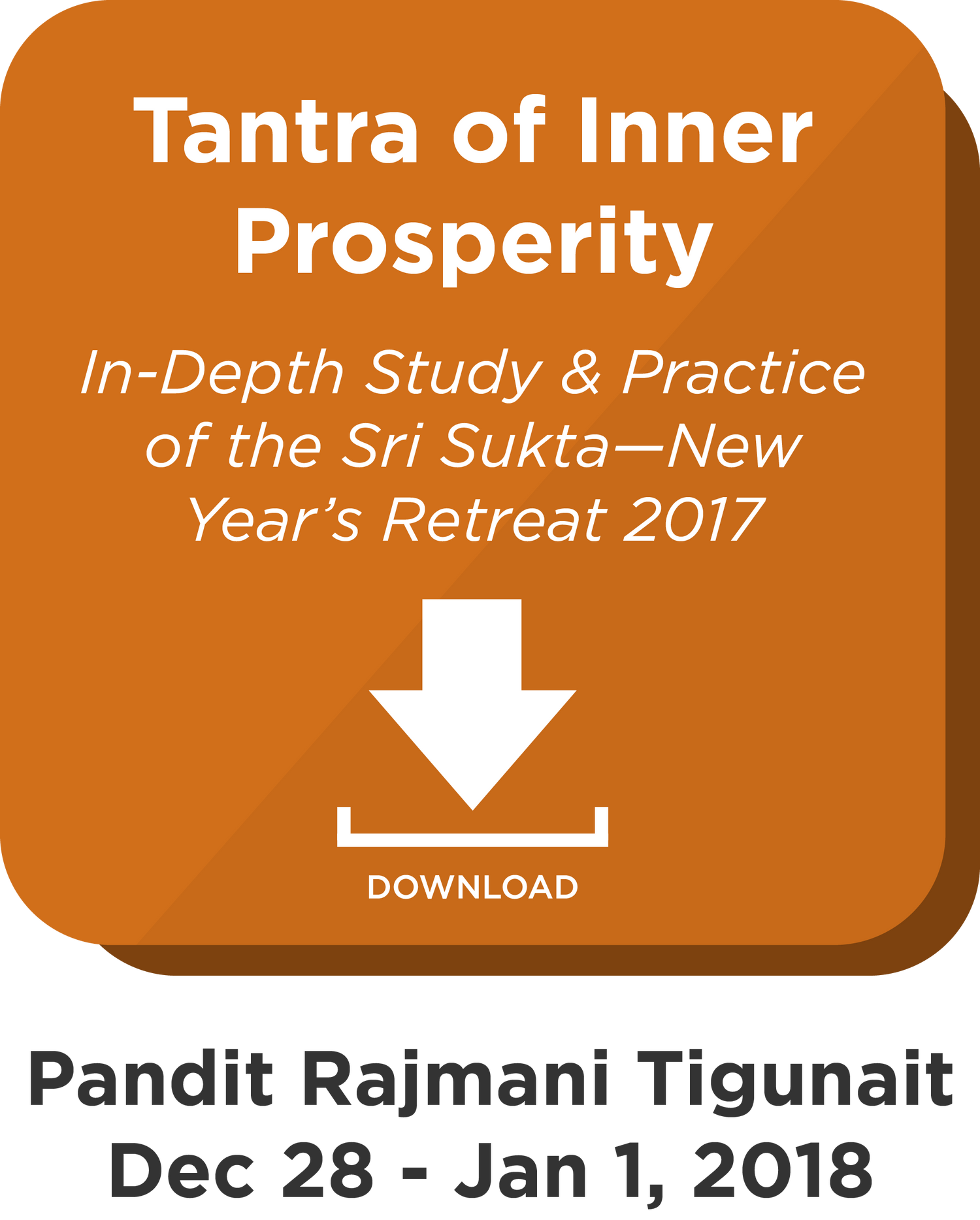 Tantra of Inner Prosperity: Digital Download